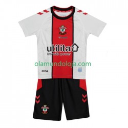 Camisola Southampton Criança Equipamento Primeiro 2022-2023 Manga Curta